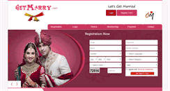 Desktop Screenshot of getmarry.com