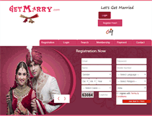 Tablet Screenshot of getmarry.com